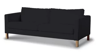 Dekoria pl pl Pokrowiec na sofę Karlstad 3-osobową nierozkładaną krótki czarny 204 x 89 x 64 cm Etna 615-705-00 - Pokrowce na meble - miniaturka - grafika 1