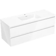 Szafki łazienkowe - Mexen Orio szafka łazienkowa 120 cm z umywalką Otis, 2 szuflady, biała połysk - 91A10-12047-2-BFF00-W18M00 - miniaturka - grafika 1