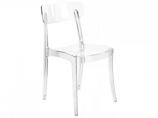 Zestaw 2 krzeseł do jadalni przezroczysty COVINGTON - Krzesła - miniaturka - grafika 4