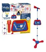 Zestawy szkolne - Bezprzewodowy mikrofon sceniczny z efektami świetlnymi - Maggio - miniaturka - grafika 1