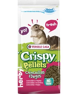 Versele-Laga Crispy Pellets, pokarm dla szynszyli i koszatniczek - 1 kg - Karma dla gryzoni - miniaturka - grafika 1