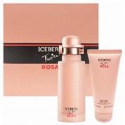 Zestawy perfum damskich - Iceberg Twice Rosa zestaw Edt 125 ml + Mleczko do ciała 100 ml - miniaturka - grafika 1