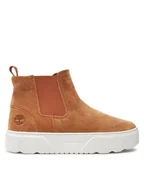 Botki damskie - Timberland Sztyblety Laurel Court TB0A41VJEIZ1 Beżowy - miniaturka - grafika 1