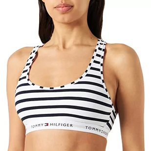 Tommy Hilfiger Biustonosz damski z nadrukiem braletki, Wuw/Wlw Breton paski granatowe, S - Biustonosze - miniaturka - grafika 1