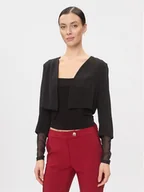 Marynarki i żakiety damskie - Rinascimento Bolerko CFC0116215003 Czarny Regular Fit - miniaturka - grafika 1