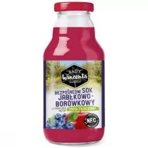 Sady Wincenta Sok 100% jabłkowo-borówkowy naturalnie mętny tłoczony NFC 330 ml - Soki i napoje niegazowane - miniaturka - grafika 1