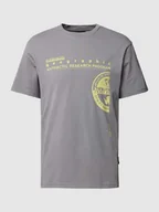 Koszulki męskie - T-shirt z nadrukiem z logo i motywem model ‘MANTA’ - miniaturka - grafika 1