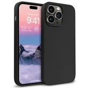 Etui i futerały do telefonów - Etui Crong Color Cover do iPhone 14 Pro Max Czarny - miniaturka - grafika 1