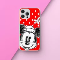 Etui i futerały do telefonów - Etui Minnie 009 Disney Nadruk pełny Czerwony Producent: Xiaomi, Model: 13 - miniaturka - grafika 1