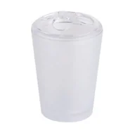 Kubki na szczoteczki do zębów - Pojemnik szczoteczki Frost biały - miniaturka - grafika 1
