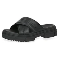 Klapki i japonki damskie - CAPRICE Klapki damskie 9-9-27207-20, obcas Black Softnap, 41 EU, Black Softnap, 41 EU - miniaturka - grafika 1