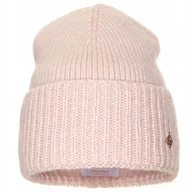 Czapki damskie - Czapka zimowa damska KSENA Pudrowy róż - miniaturka - grafika 1