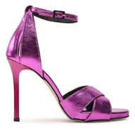 Sandały damskie - Sandały Karino 4563/158-P Różowy - miniaturka - grafika 1