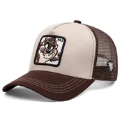 Czapki dla dzieci - TEMU Bros. Seria Kreskówkowa Haftowane Czapki Baseballowe, Siatkowe Czapki na Wydarzenia Sportowe i Outdoor, Amerykańskie Kapelusze dla Kierowców - miniaturka - grafika 1