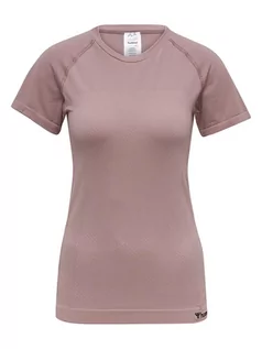 Koszulki sportowe damskie - Hummel Koszulka sportowa "Clea Seamless" w kolorze jasnoróżowym - grafika 1