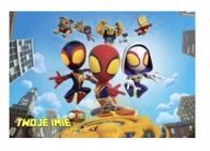 Puzzle - Puzzle SPIDEY MINI SPIDERMAN BAJKA A3 252 el z Nadrukiem + IMIĘ Pudełko #22 - miniaturka - grafika 1