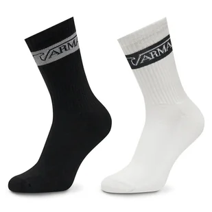Zestaw 2 par wysokich skarpet męskich Emporio Armani Underwear 303122 4F328 00121 Kolorowy - Skarpetki męskie - miniaturka - grafika 1