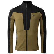 Bluzy sportowe męskie - Męska bluza Dare 2b Substratum V Core Stretch Rozmiar: XS / Kolor: khaki/czarny - miniaturka - grafika 1