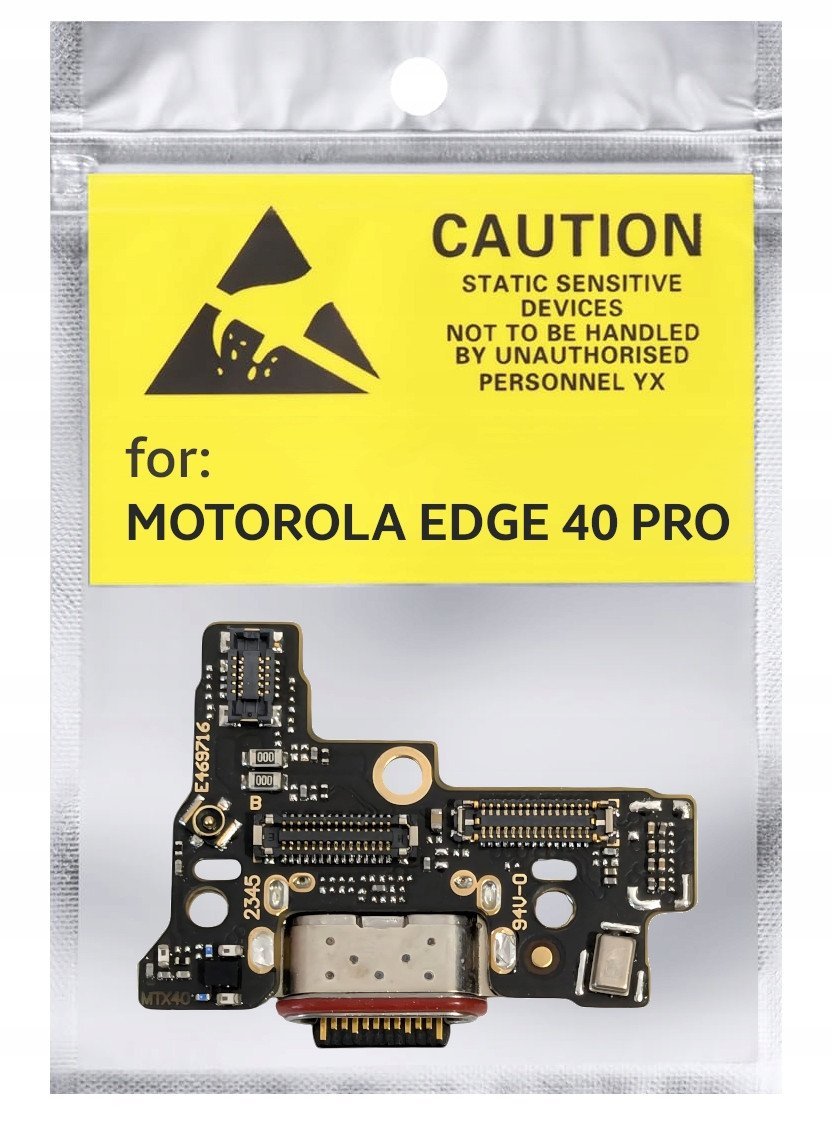 Płytka Ładowania do Motorola Edge 40 Pro USB Złącze Oryginał Zila 5904858381791