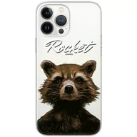 Etui i futerały do telefonów - Etui Marvel dedykowane do Iphone 12 PRO MAX, wzór: Rocket 006 Etui częściowo przeźroczyste, oryginalne i oficjalnie licencjonowane - miniaturka - grafika 1
