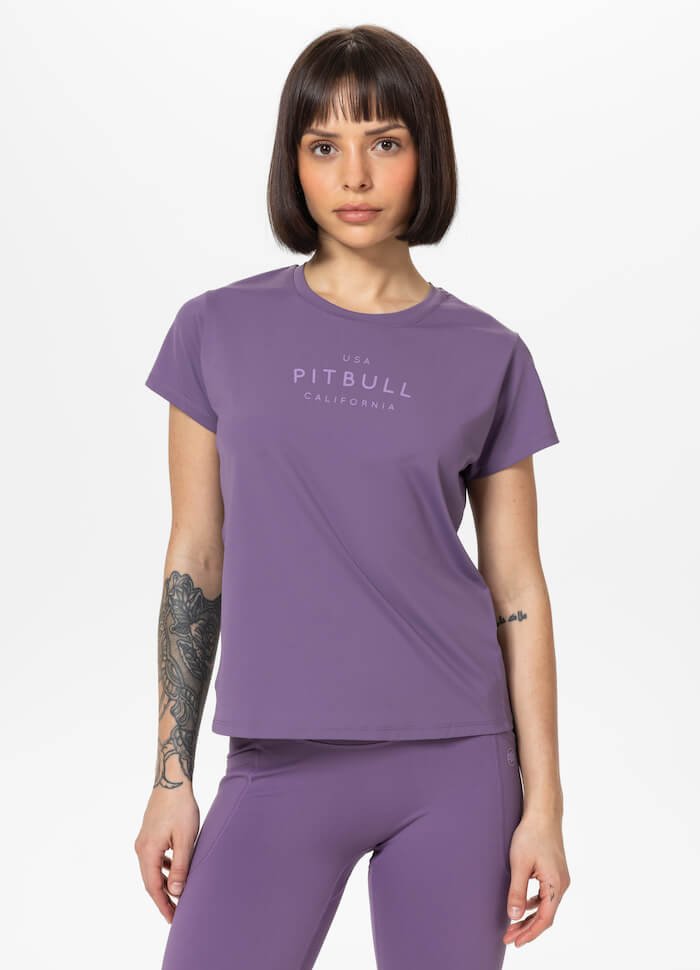 Damska koszulka sportowa PIT BULL AVENIDA WMN dusty grape-XL