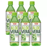 Soki i napoje niegazowane - Okf Napój Farmers Aloe Vera z cząstkami aloesu Zestaw 6 x 500 ml - miniaturka - grafika 1