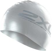 Pływanie - 2XU 2XU Silicone Swim Cap, silver/silver  2021 Czepki pływackie US1355f-SIL/SIL-OSFA - miniaturka - grafika 1