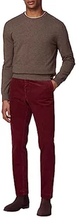 Hackett London Męskie spodnie chino ze sznurka pigmentowego, Fioletowy (jagodowy), 32W / 34L - Spodenki męskie - miniaturka - grafika 1