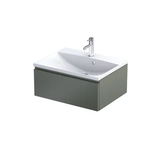 Szafka łazienkowa pod umywalkę Oristo Brylant 60 cm zielony mat OR36-SD1S-60-17R - Szafki łazienkowe - miniaturka - grafika 1