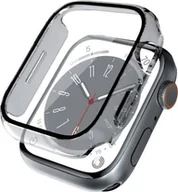 Akcesoria do smartwatchy - Crong Crong Hybrid Watch Case - Etui ze szkłem Apple Watch 44mm Clear - miniaturka - grafika 1