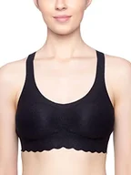 Koszulki i topy damskie - Sloggi Damski biustonosz Zero Feel Lace Top, czarny, XS - miniaturka - grafika 1