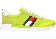 Półbuty męskie - Tommy Hilfiger Półbuty EM0EM00400 43 Flexi Tommy Jeans Flag Sneaker - miniaturka - grafika 1