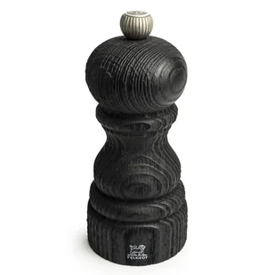 PEUGEOT Paris Nature Black Młynek do soli 12 cm - Młynki do soli i pieprzu - miniaturka - grafika 1