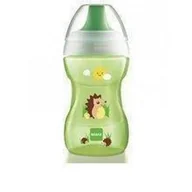 Kubki dla dzieci - MAM 8m+ Kubek niekapek FUN 270 ml ZIELONY >> 0zł za wysyłkę przy zakupach od 149 zł << - miniaturka - grafika 1