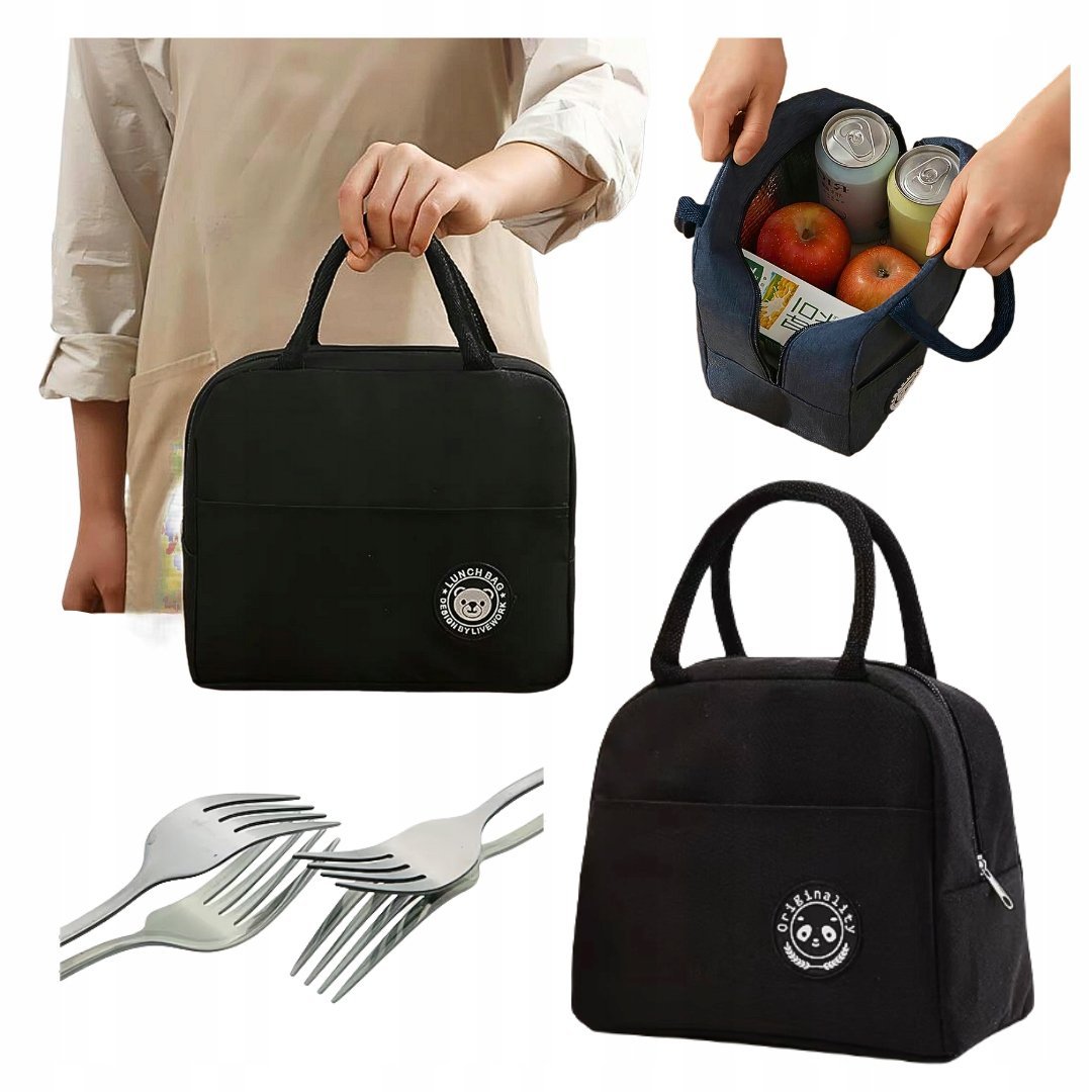 TORBA TERMICZNA PLAŻOWA - ŚNIADANIOWA LUNCH - PODRÓŻNA - LEKKA - Z ZAMKIEM