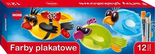 Mona Farby plakatowe 12 kolorów - Przybory szkolne - miniaturka - grafika 2