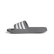 Klapki i japonki męskie - adidas Męskie klapki Adilette Shower, Grey Three Ftwr White Grey Three, 37 eu - miniaturka - grafika 1