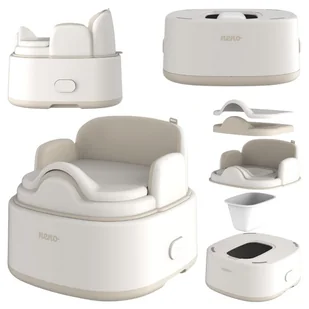 Neno Ampio 3w1 Nocnik Dla Dzieci Nocniczek Nakładka Na WC Podnóżek Siedzisko - Nocniki - miniaturka - grafika 1