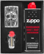 Trafika - Zestaw Zippo Zapalniczka Stocking Girl Trick Prezentowy No1 - miniaturka - grafika 1