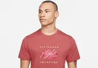 Koszulki męskie - Nike Air Jordan Flight Essential Crew Tee Canyon Rust - miniaturka - grafika 1