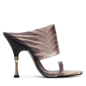 Klapki i japonki damskie - Klapki Just Cavalli 80RA3S48 ZSE42 Beżowy - miniaturka - grafika 1