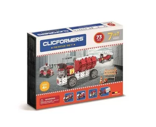 Clicstoys Klocki Clicformers Straż pożarna - Klocki - miniaturka - grafika 2