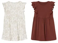 Sukienki i spódniczki dla dziewczynek - lupilu® Sukienka dziecięca z bawełny - miniaturka - grafika 1