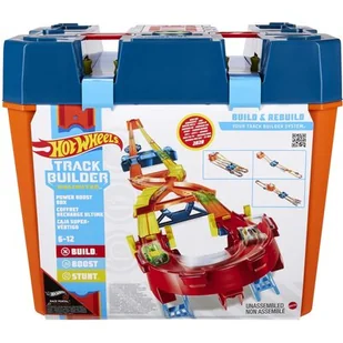 Mattel GNJ01 Track Builder. Mega Set, skrzynia - Tory, garaże, parkingi - miniaturka - grafika 1