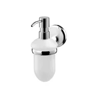 Mydelniczki i dozowniki mydła - Dozownik mydła z uchwytem Sensation chrom/satyn, nikiel - miniaturka - grafika 1