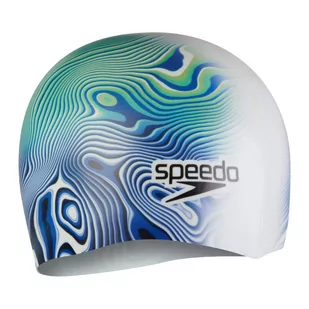 Czepek pływacki unisex Speedo Digital Printed Cap - Pływanie - miniaturka - grafika 1