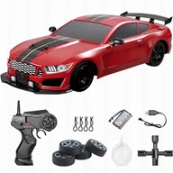 Zabawki zdalnie sterowane - Auto do DRIFTU na Pilota DUŻE Autko Zdalnie Sterowane MUSTANG LED DYM 1:16 - miniaturka - grafika 1