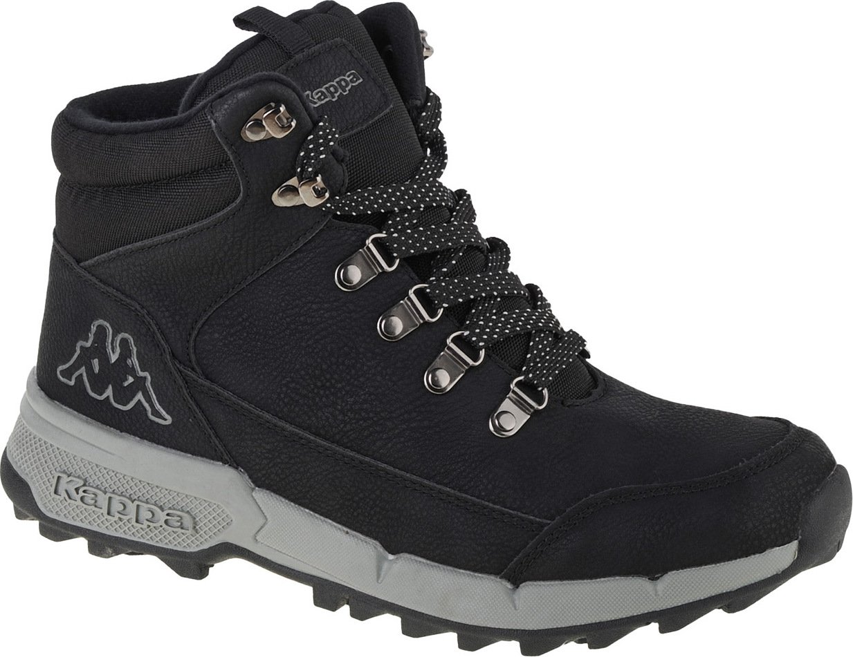 Buty Unisex Trekkingowe Zimowe Kappa Tiber czarne skóra ekologiczna 42 Eu