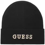 Czapki damskie - Czapka Beanie AW5189 POL01 Black (GU661-a) Guess - miniaturka - grafika 1