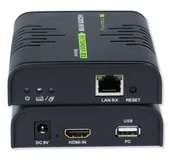 Pozostałe akcesoria sieciowe - TECHLY TECHLY Extender HDMI + USB po skrętce Cat.5/5e/6 120m 028214 - miniaturka - grafika 1
